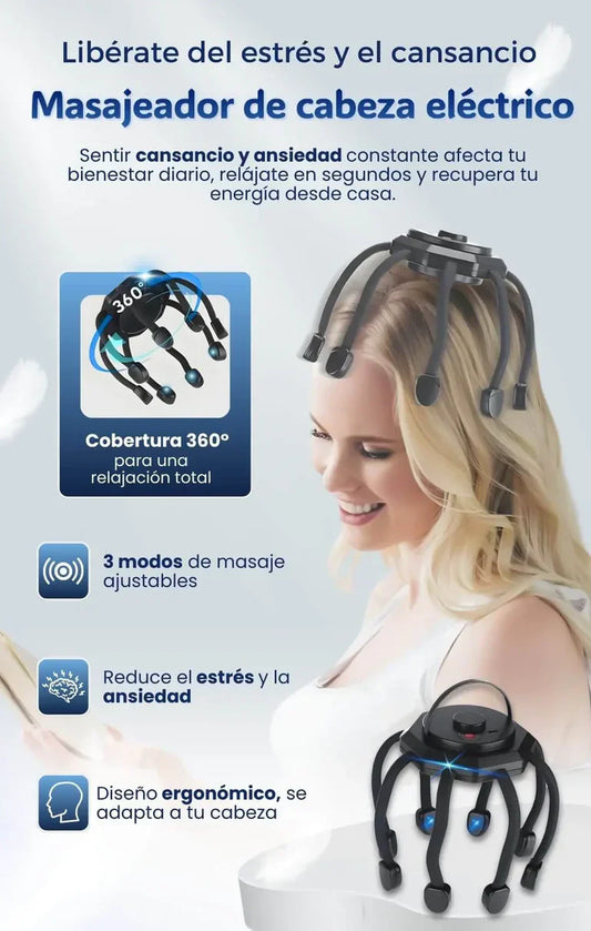 Masajeador De Cabeza Electrico